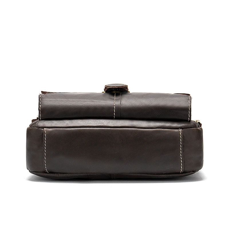 Сумка на плечо WESTAL мужская из натуральной кожи саквояж молнии с откидной крышкой