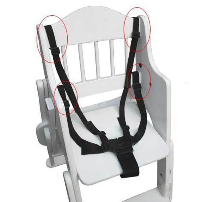 5 Point Harness High Chair Baby Car Belt Children Safety Chest Locking Clip Buck Stroller Accessories | Мать и ребенок