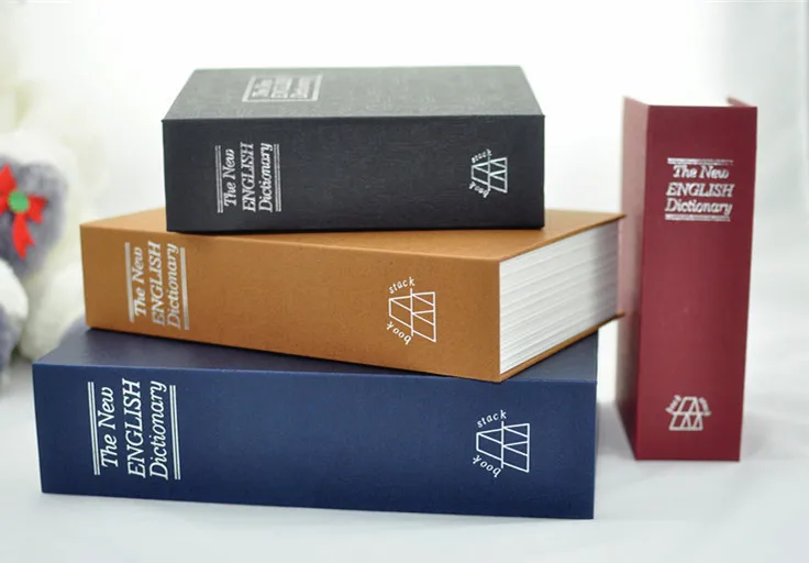 2016 Новый очень большой словаря секретная книга деньги Скрытая безопасность Сейф