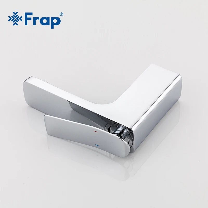 Frap Новый Серебряный хромированный кран для раковины горячей и холодной воды
