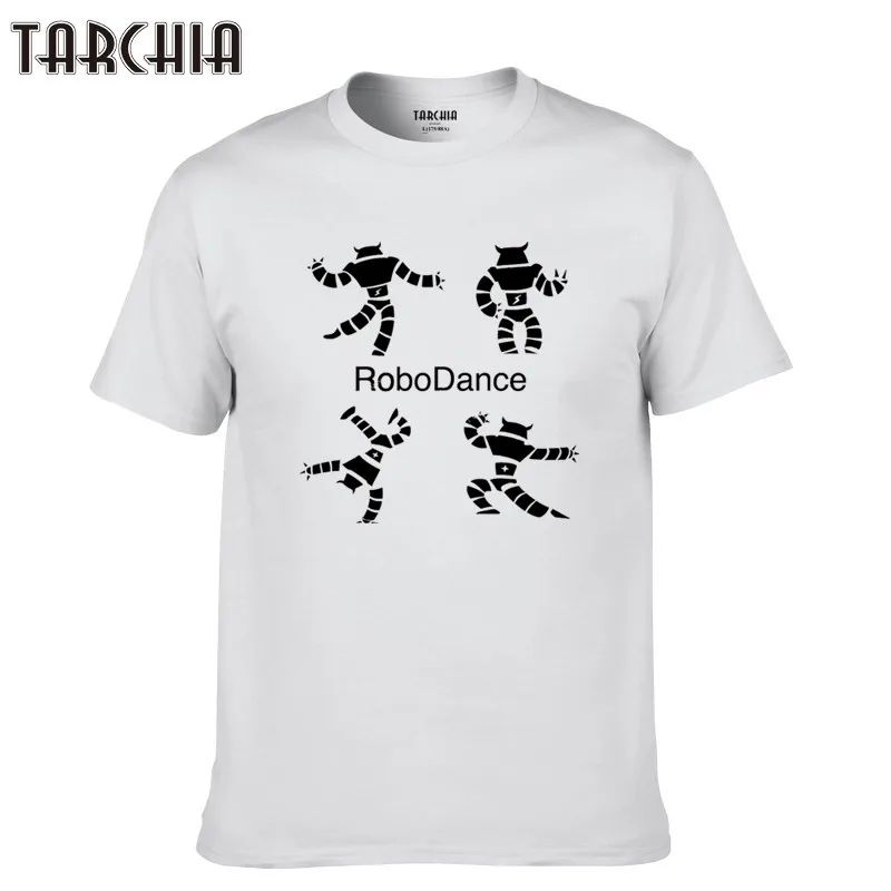 Мужская хлопковая футболка TARCHIA Повседневная с коротким рукавом в стиле хип-хоп