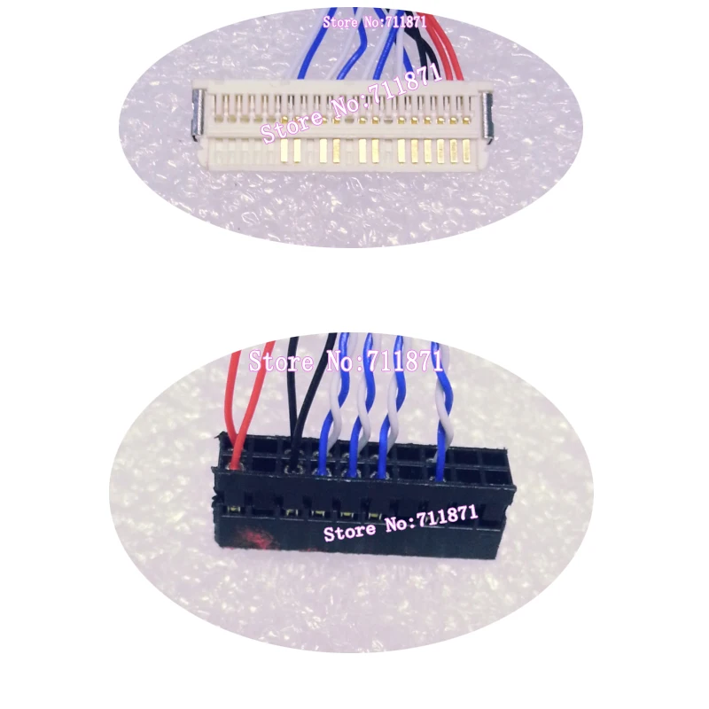 LVDS 1ch 6 бит FI-X кабель для ЖК-экрана FIX 20 pin один шесть ЖК-экран Линия FIX-20P-D6 провод
