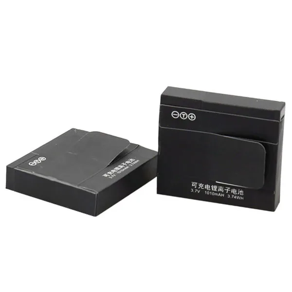 1010mAH 3,7 v Xiao yi аккумулятор xiaoyi yi запасные аккумуляторы аксессуары+ USB зарядное устройство для Xiaomi yi экшн-камеры аккумулятор - Цвет: 2pcs battery