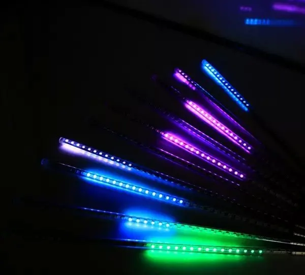 50 см в длину 5050 SMD 72 светодиода/трубка Красный зелёный синий цвет Снежный падение