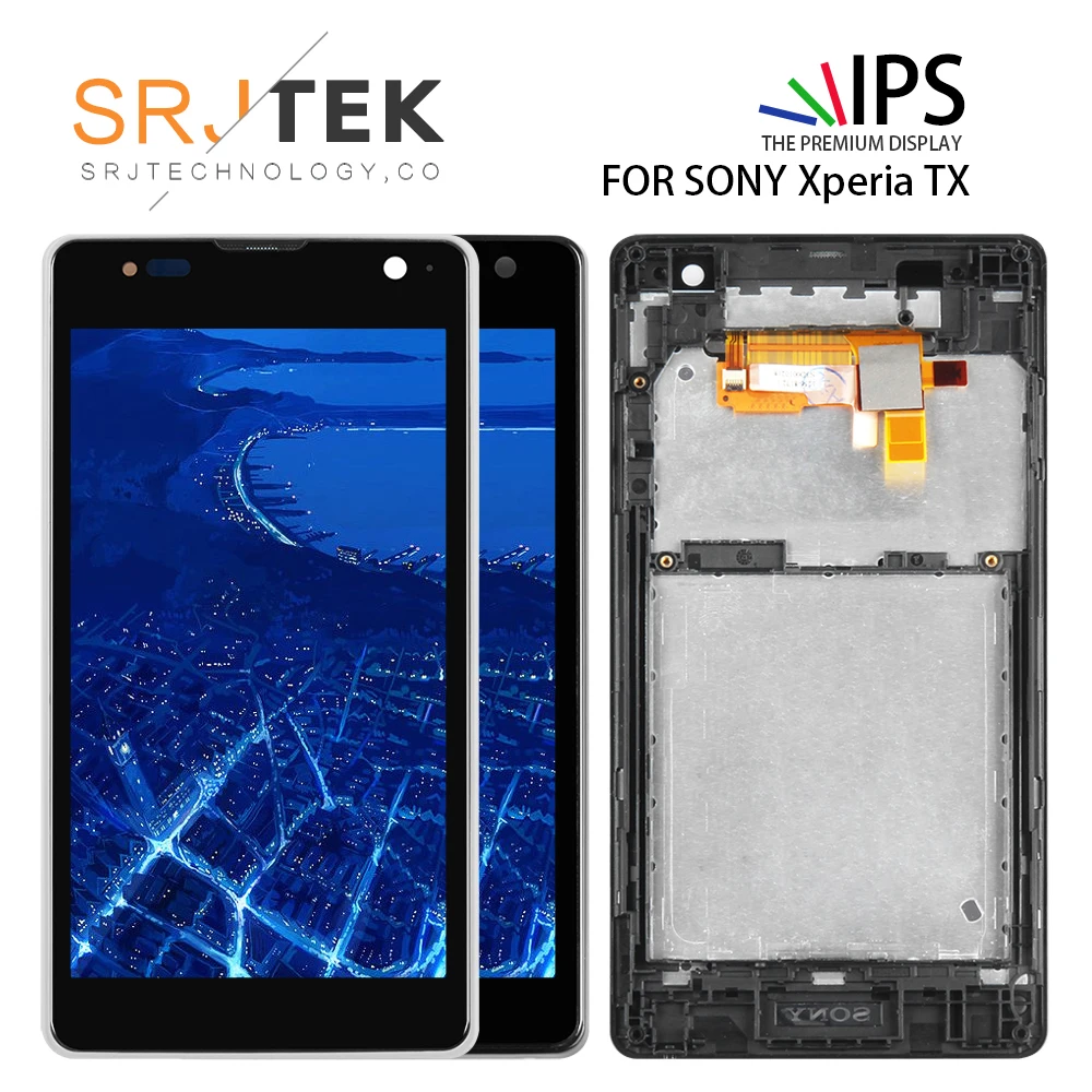 Для SONY Xperia TX LT29i ЖК дисплей кодирующий преобразователь сенсорного экрана в сборе