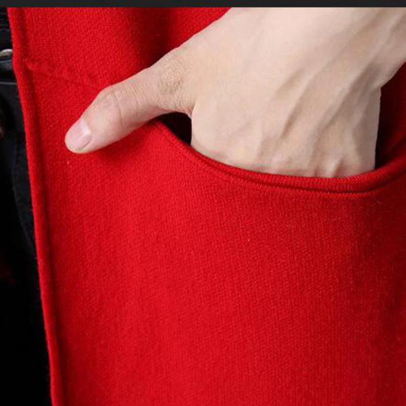 Winter Warm Thick Jacket Women Red Rose Harajuku Slim Long-sleeved Cardigan Jackets Commuter Female Models Clothing Tops | Женская