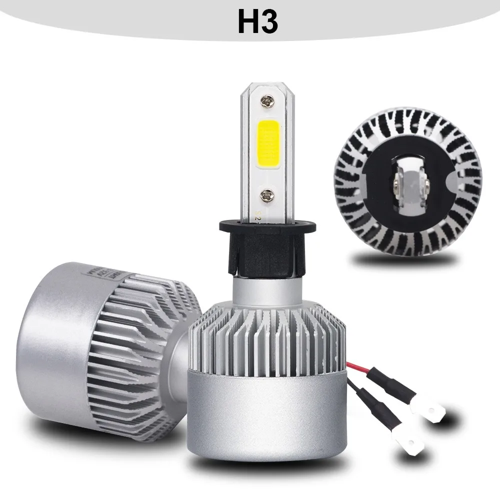 YHKOMS H4 светодиодный лампы H7 H1 H3 H8 H9 H11 H13 9005 HB3 9006 HB4 880 881 H27 9004 9007 авто фары 8000LM УДАРА автомобиль свет светодиодный светильник