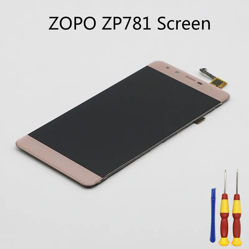 Оригинальный Для ZOPO ZP781 ЖК экран 1280X720 дисплей + сенсорная панель Замена | Экраны для мобильных телефонов -32996247002