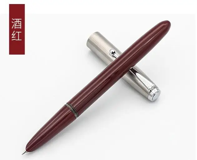 T Перьевая ручка Jinhao 0,38 мм с капюшоном Перо дерево металл практика письма Подарочные ручки для студент, школа, офис принадлежности 1 шт./лот - Цвет: T