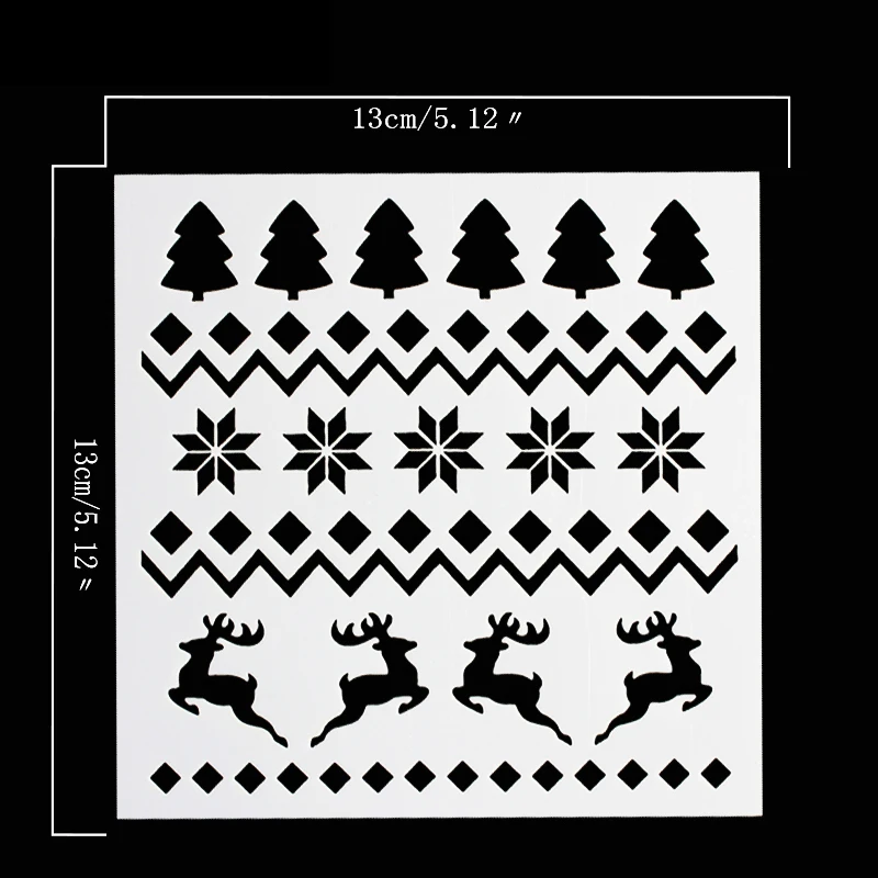 1 шт. специальный дизайн Рождественские елки торт трафарет форма для выпечки