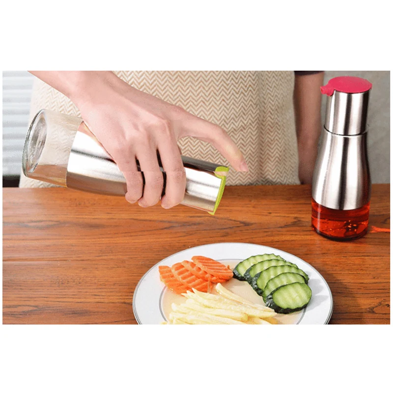 1 шт. стеклянная бутылка для масла из нержавеющей стали 304|vinegar bottle|soy bottleglass sauce bottles