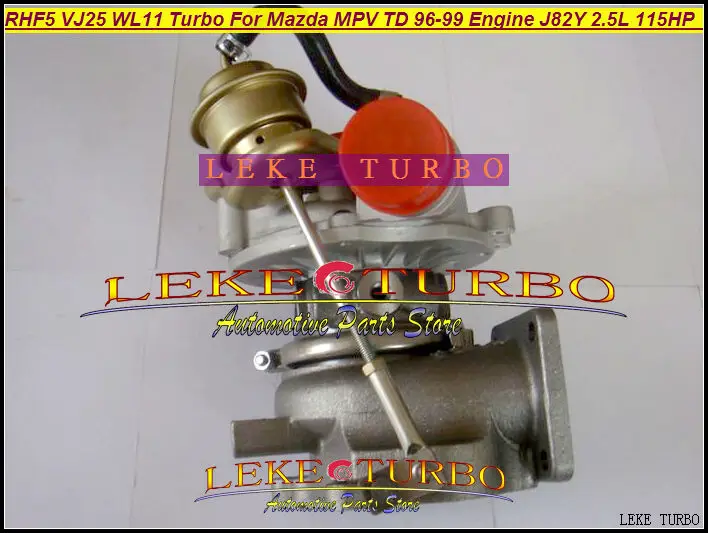 RHF5 VJ25 WL11 WL1113700 VA430012 VB430012 Turbo охлажденный Турбокомпрессор Для Mazda B2500 MPV 1996 1999 J82Y 2.5L TDI