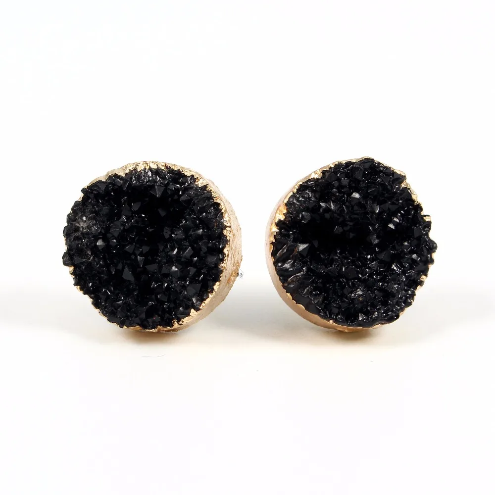 Женские круглые серьги-гвоздики Dayoff изящные геометрические маленькие серьги