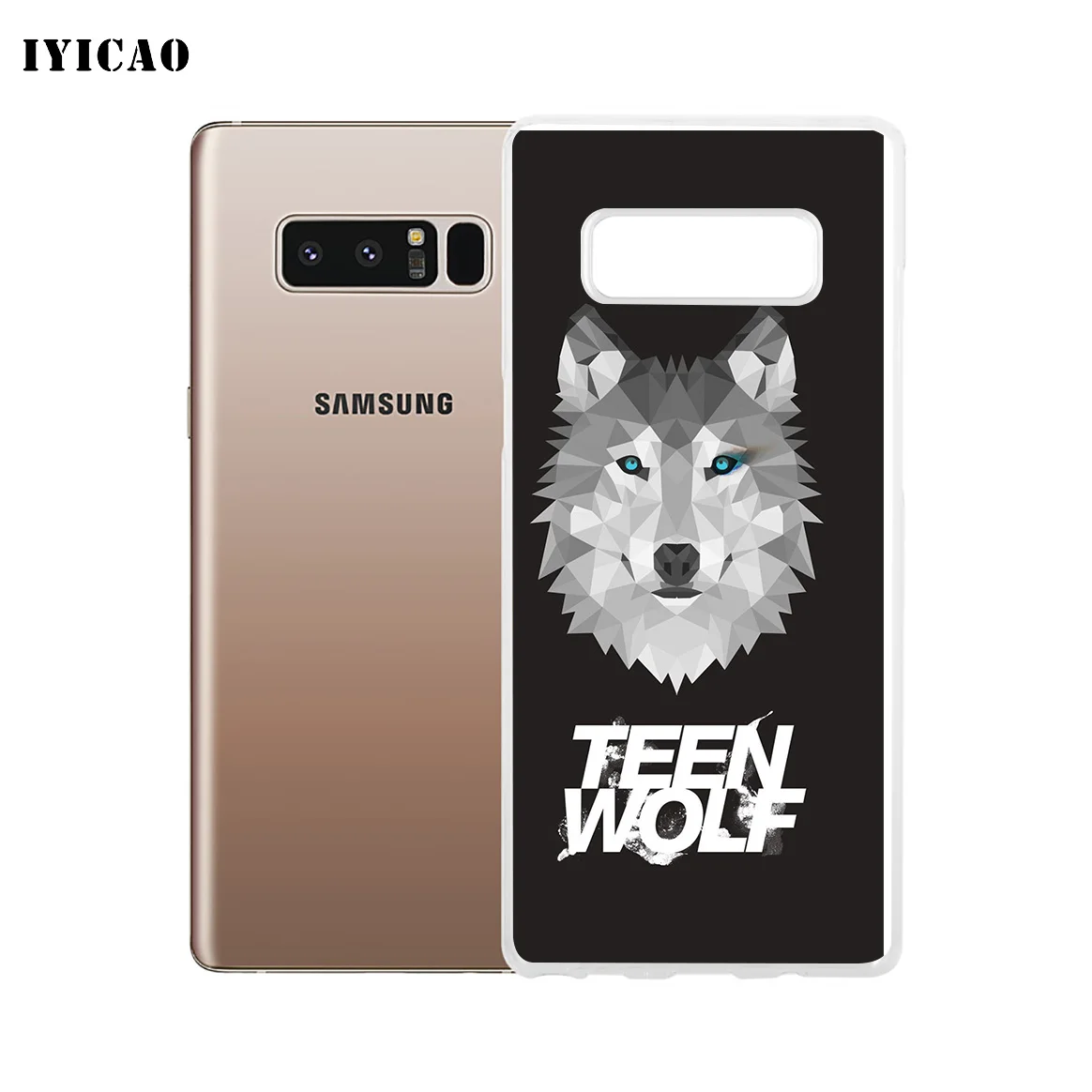 Мягкий силиконовый чехол для телефона IYICAO Teen Wolf TV play Samsung A5 A6 Plus A7 A8 A9 J3 J5 J7 Note 8 9 TPU |
