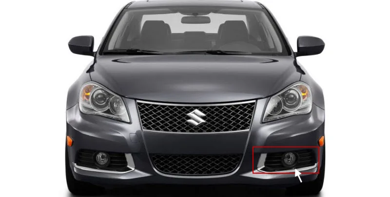 2 в 1 LED Ангельские глазки DRL 3 цвета Габаритные огни-линия объектив противотуманных фар для Suzuki Kizashi 2010 2011 2012 2013