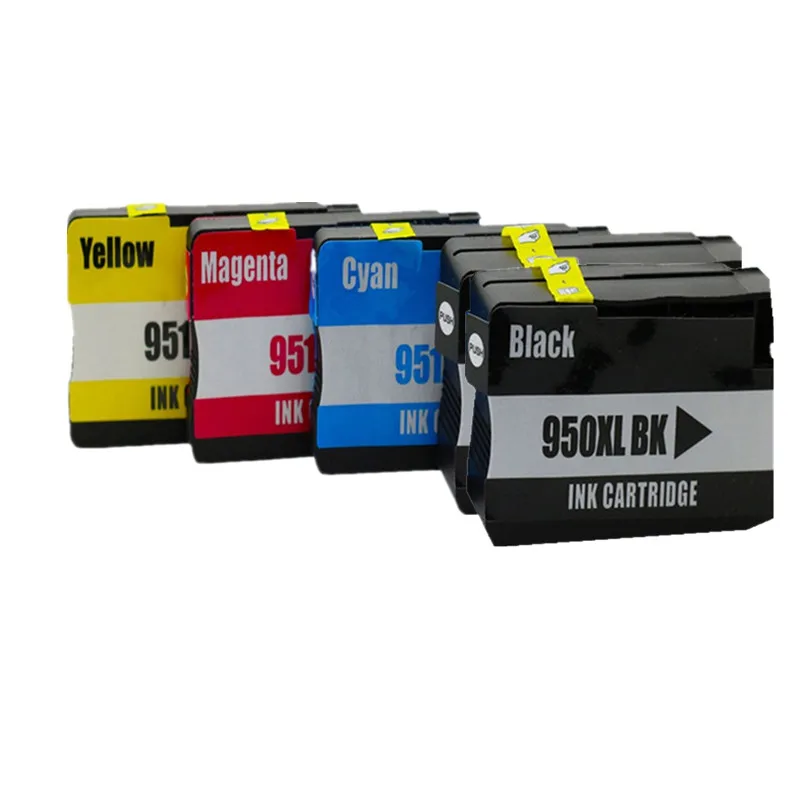 Замена 950 951 чернильный картридж XL для 950XL 951XL hp950xl hp951xl hp950 hp951 Officejet pro 8100 8610 8620 8630 8600 - Цвет: 1SET 1BK