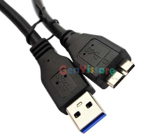 3FT 3 Фута USB 3.0 Мужчина к Micro B Мужской кабель Для Galaxy Note N9000 N9005 Высокая Скорость