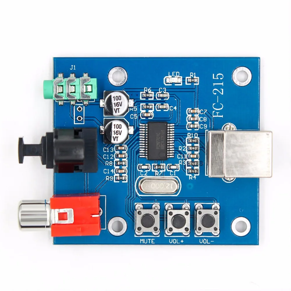 PCM2704 USB DAC Power волоконно-оптический коаксиальный аналоговый выход для Raspberry Pi RaspBMC
