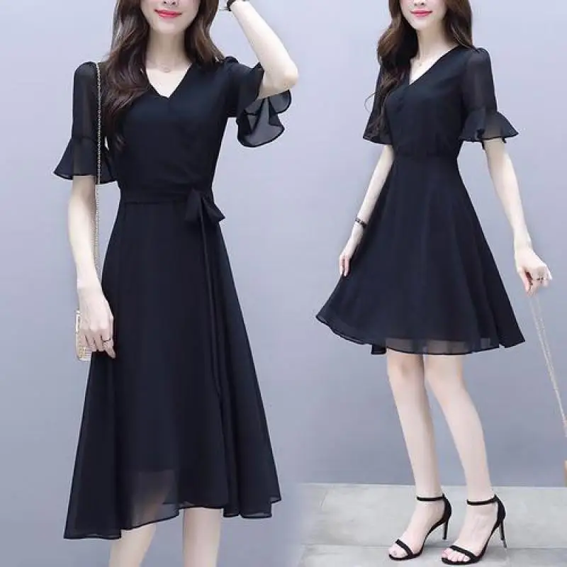 Дешевая Одежда из Китая женское тонкое винтажное платье трапециевидной формы 2019