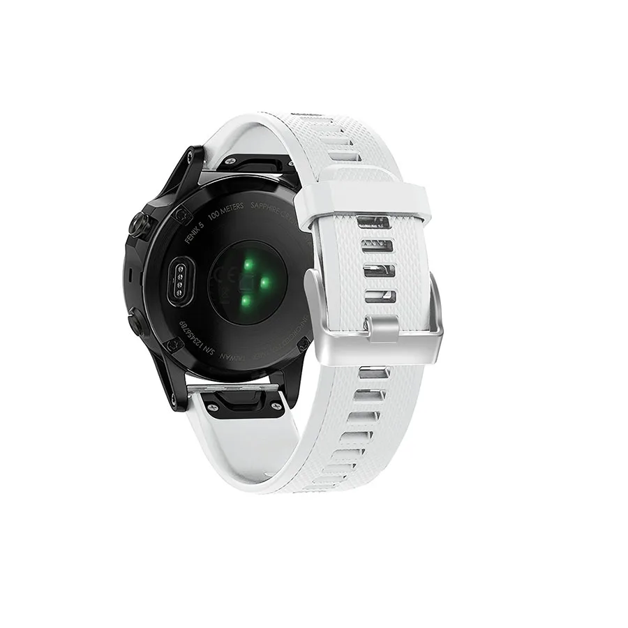 White Силиконовый спортивный ремешок для Garmin Forerunner 945 935 смарт-ремешок для часов Quick Release Easyfit сменный ремешок на запястье ремень - Цвет ремешка: White