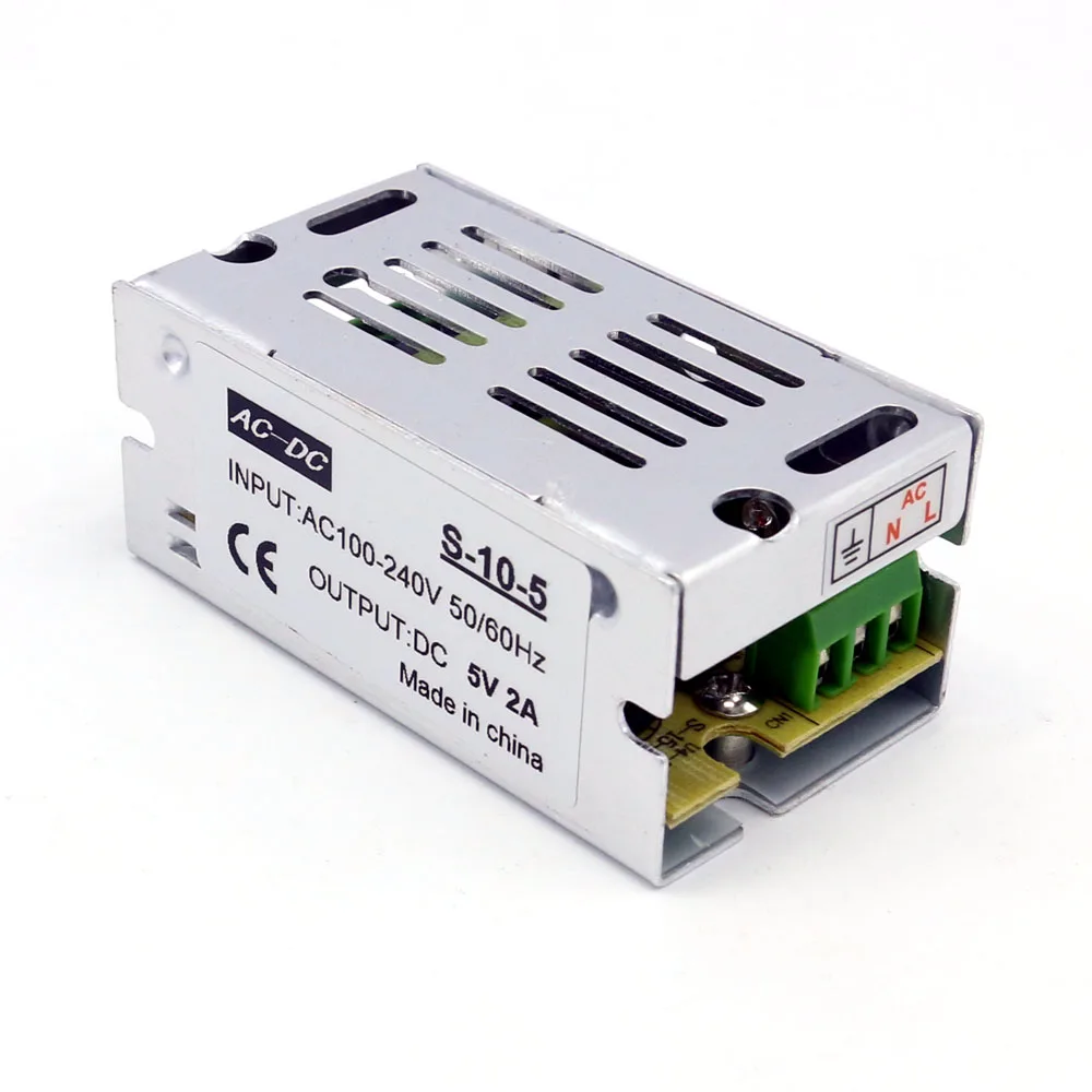 Импульсный источник питания 5 В, с одним выходом, 5 В, 10 Вт, 2 а, с драйвером для электрической машины, CE ROHS, самая низкая цена онлайн