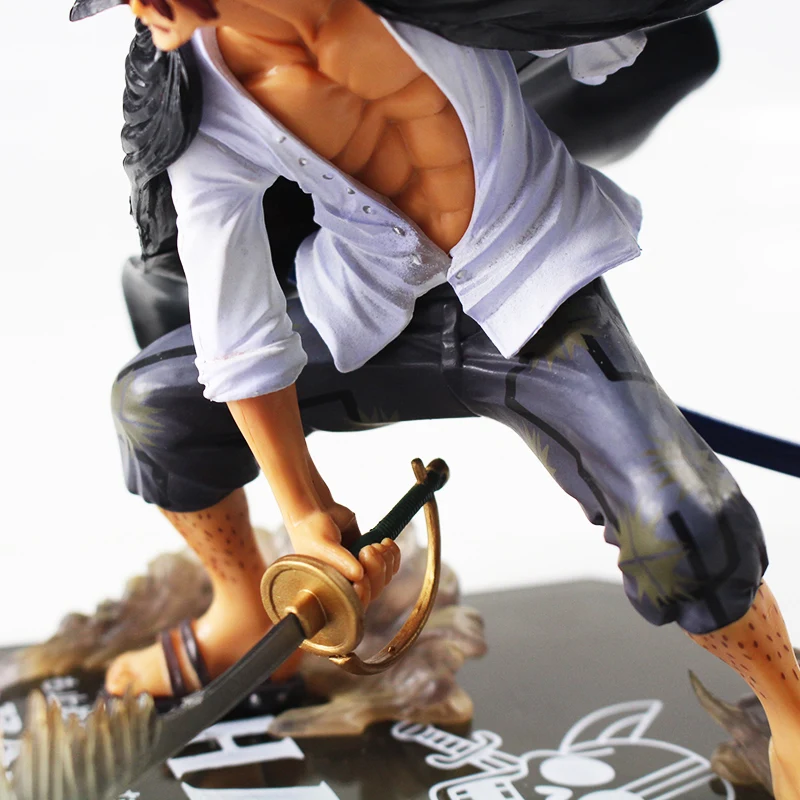 Одна деталь рисунок красные волосы Shanks с мечом Битва Ver Yonko Пираты аниме модель игрушка в подарок для детей