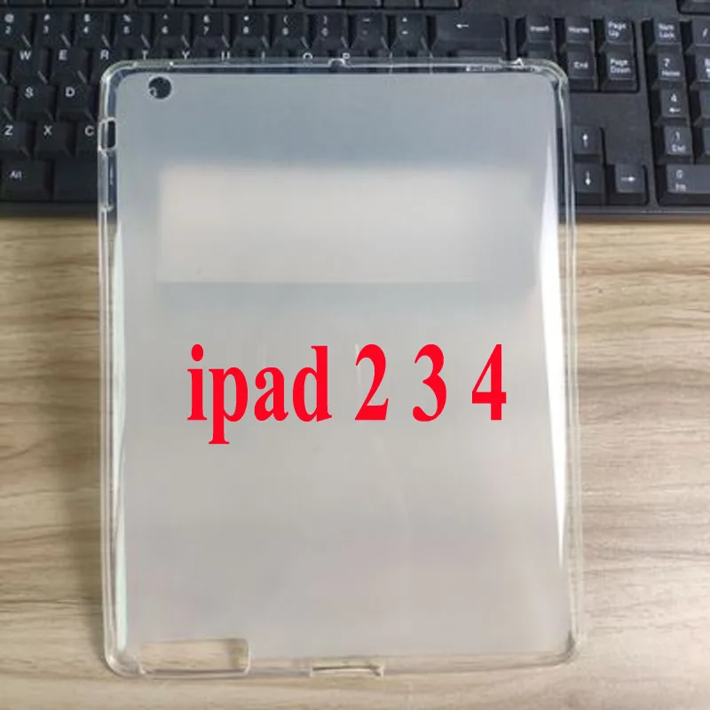 TPU Магнитные из искусственной кожи чехол для iPad 2/3/4 9,7 дюймов смарт-чехол Авто Режим сна/Пробуждение складной принципиально для iPad2 iPad3 iPad4 чехол+ Защитная пленка на экран+ подставка для ручек - Цвет: TPU