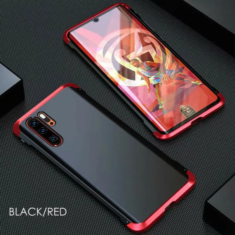 Для Huawei P30 Pro чехол Роскошный Матовый Жесткий ПК Гибридный Алюминиевый