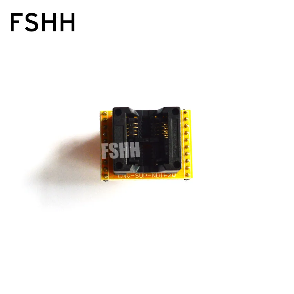 Программатор с переходником 208mil SOP8 на DIP8 тестовая розетка SOIC8 IC для 25xx eeprom SPI flash