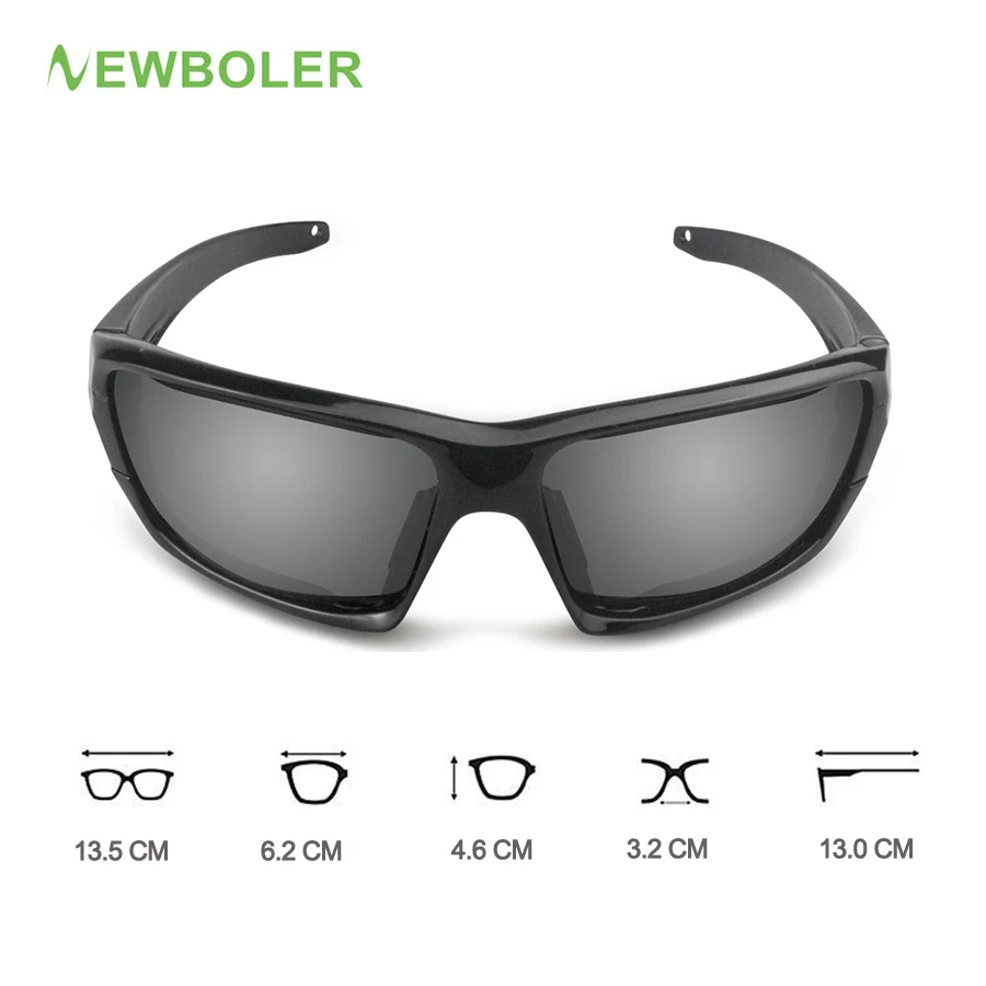 Поляризованные очки NEWBOLER для рыбалки со сменными линзами мужские спортивные