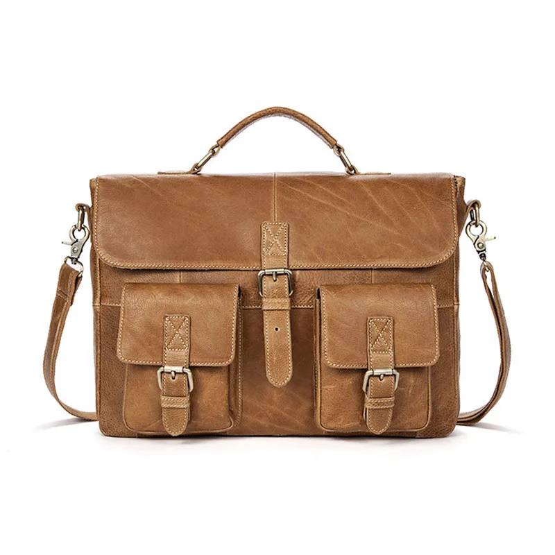 Dermal male bag Europe and the United States casual retro head layer cowhide man single shoulder slant handbag | Багаж и сумки