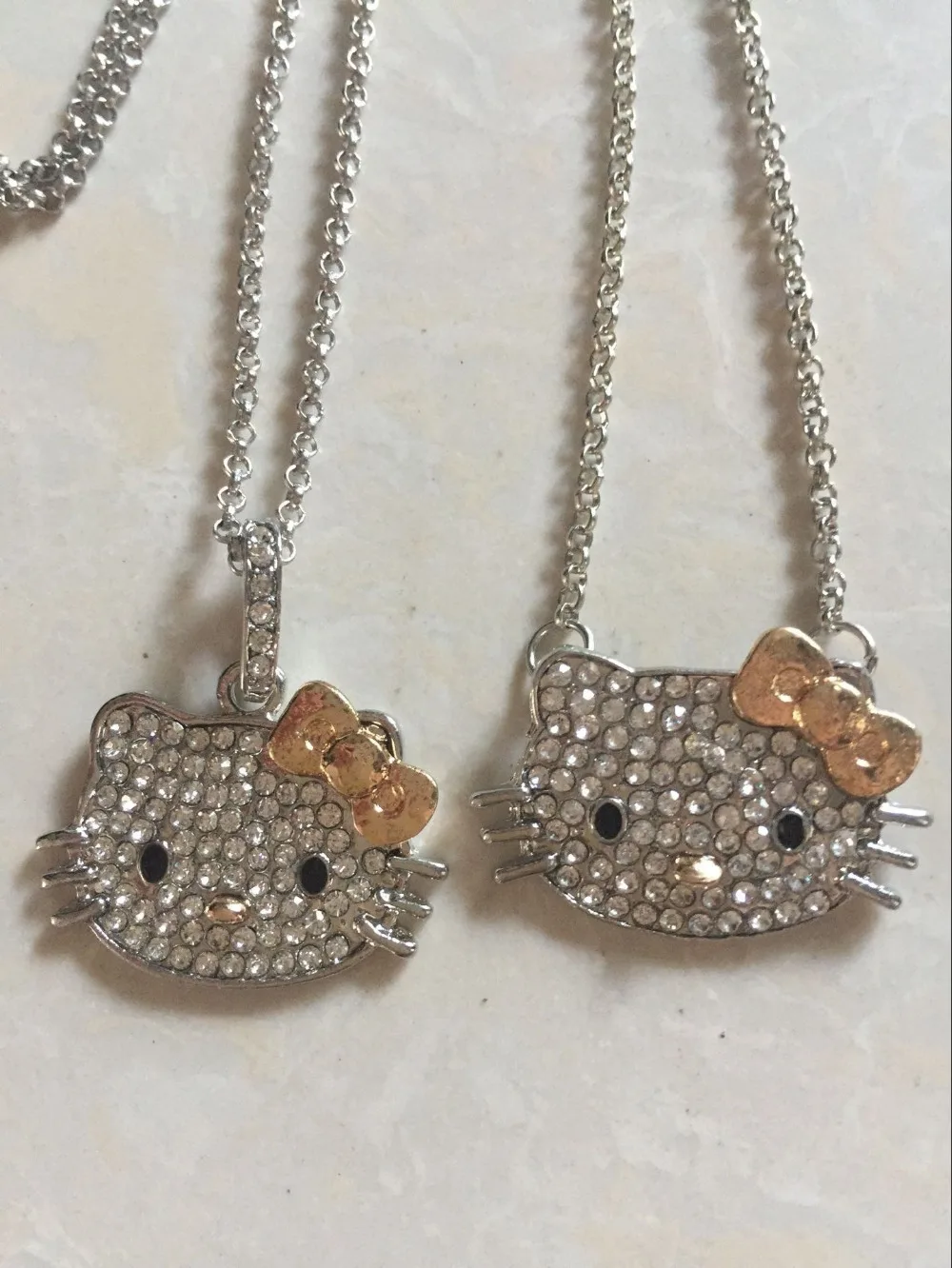 Лидер продаж Для женщин летние бижутерия с прозрачными стразами бантом Hello