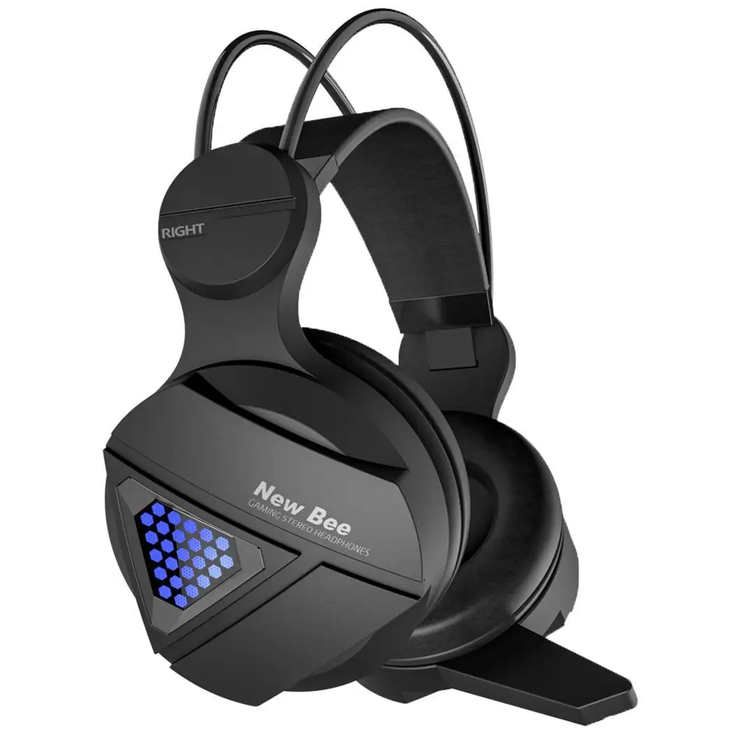 LED Light Gaming Headset Game Earphones 32 Black 108dB/3dB 1.8m/70.9inch Stereo Wired With Microphone | Электроника