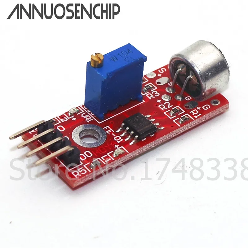 Модуль обнаружения звукового датчика для Arduino AVR PIC 2 шт. высокочувствительный