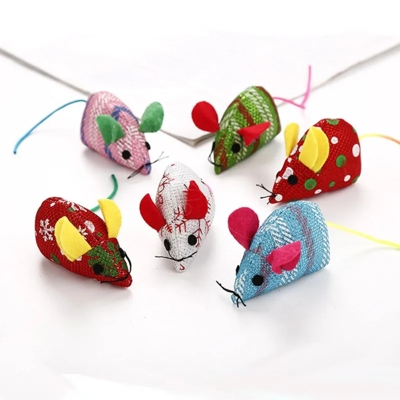 Кошки мышки для домашних животных игрушки кошек котят рождественские С Кошачьей