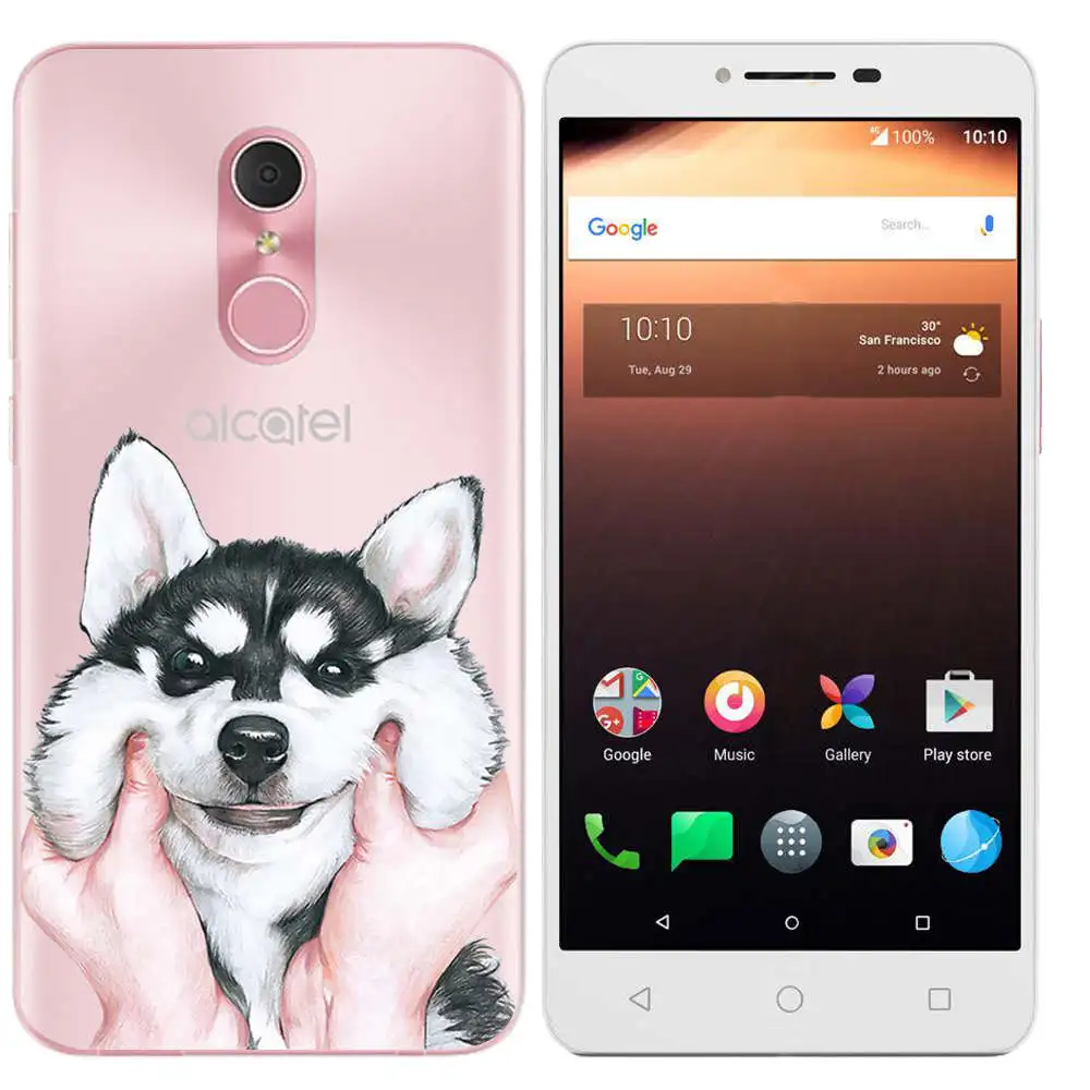 TPU Soft Cases for Alcatel A3 Plus Silicone Case 5.5&quot Cute Coque Phone Back Cover Cartoon Fundas |