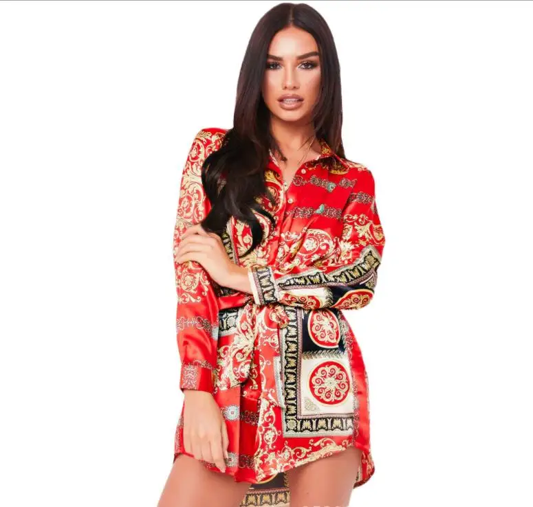 2018 Fertilizer increased African Women Clothing Dashiki new printed nightclub style one-piece dress |