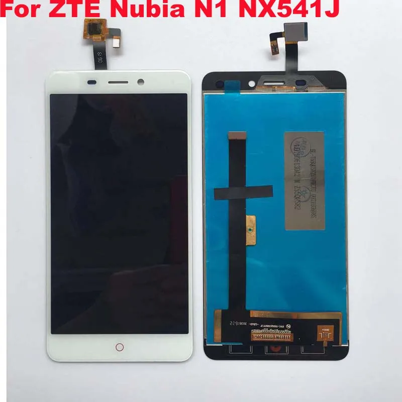 AAA оригинальные белые бусины для zte Nubia N1 ЖК-дисплей Дисплей+ кодирующий преобразователь сенсорного экрана в сборе для ремонта Запчасти для zte Nubia N1 NX541J