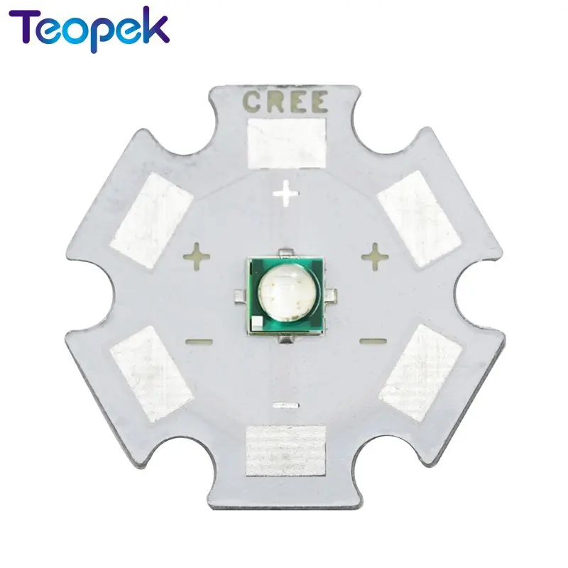 10 шт. Epi led 3535 3 Вт голубой 490NM 495NM Мощный светодиодный излучатель бусин с 20 мм