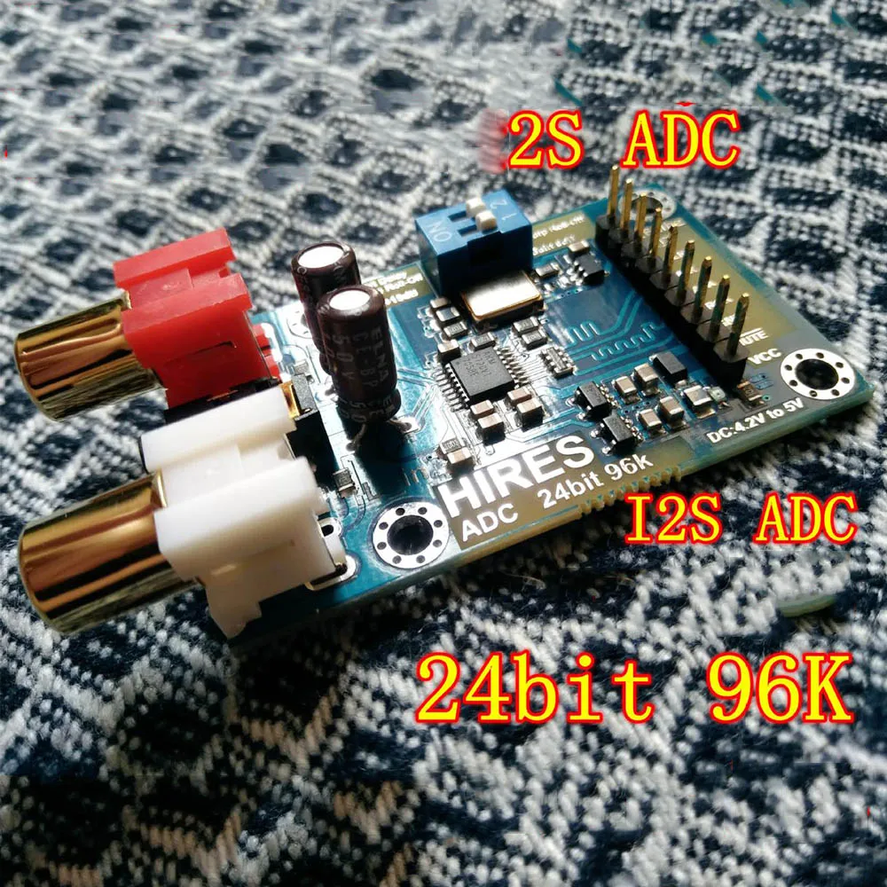 Ies ADC аналоговый аудио ies плата захвата модуль 24 бит 96 к выходной сигнал мастер