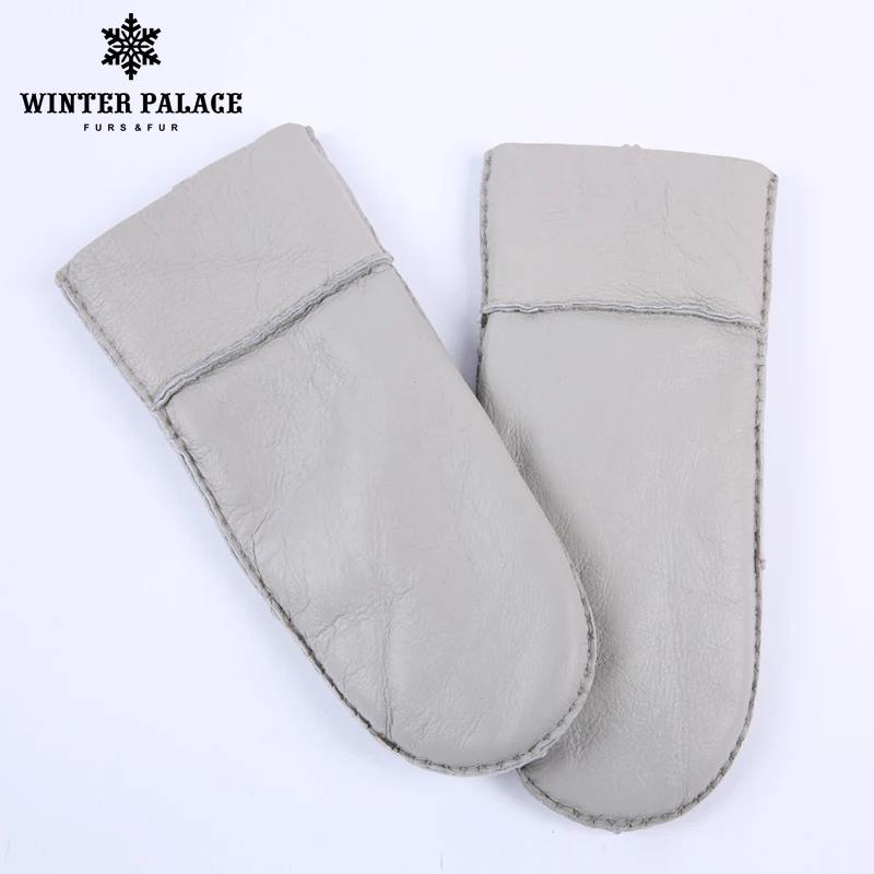 2017 Зимняя мода тяжелым Тип ребенок натуральная кожа шерсть Мех Прихватки для