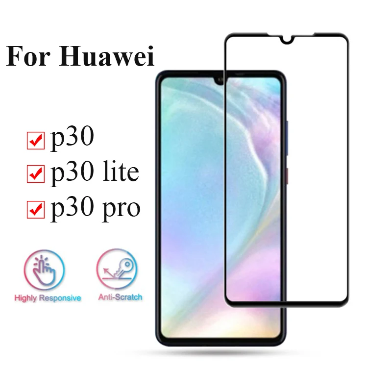Защитное стекло для экрана Huawei P30 Pro закаленное защитное lite Защитная пленка