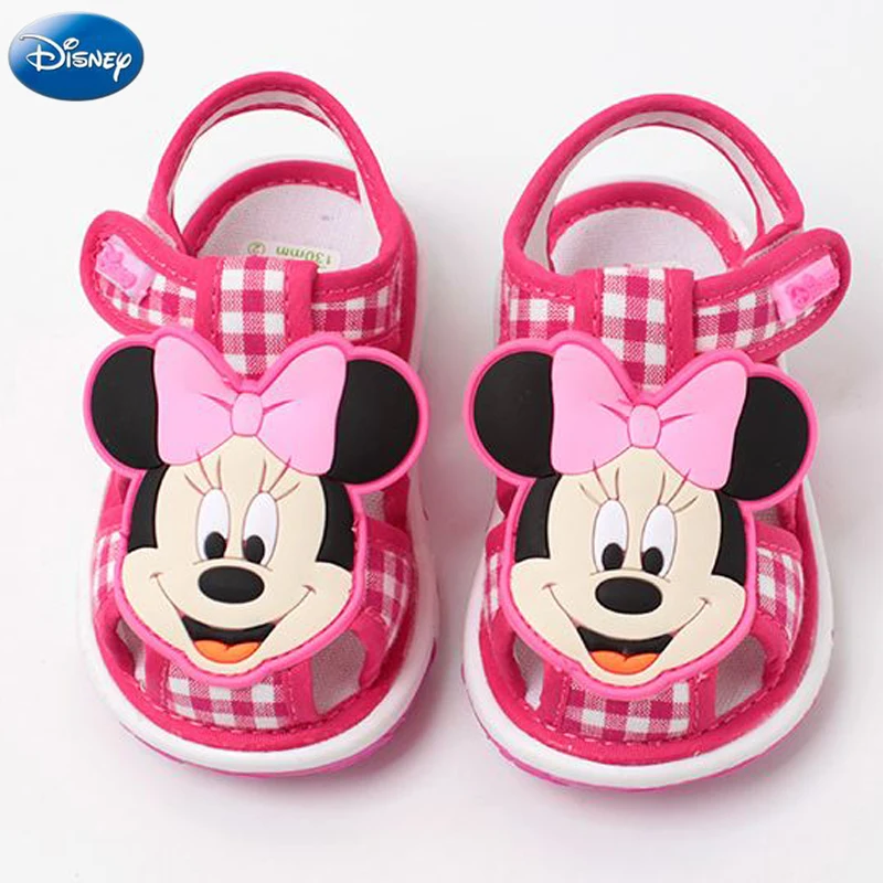 Новинка 2018 года сандалии для девочек Disney с Микки и Минни детская пляжная обувь