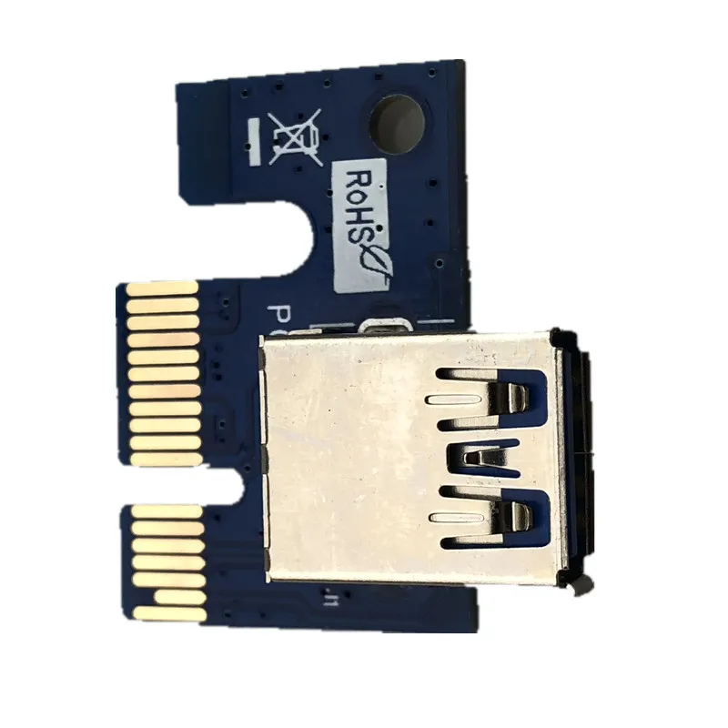 Бесплатная доставка Райзер-карта VER007 60 см PCI-E PCIE 1x до 16x удлинитель + кабель USB 3