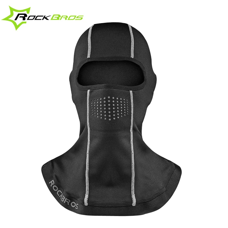 001 warrior ROCKBROS зимняя мотоциклетная Балаклава, маска для сноуборда, шарф, велосипедная Кепка, ветрозащитный головной убор для пеших прогулок, лыжная маска для лица - Цвет: 001 warrior