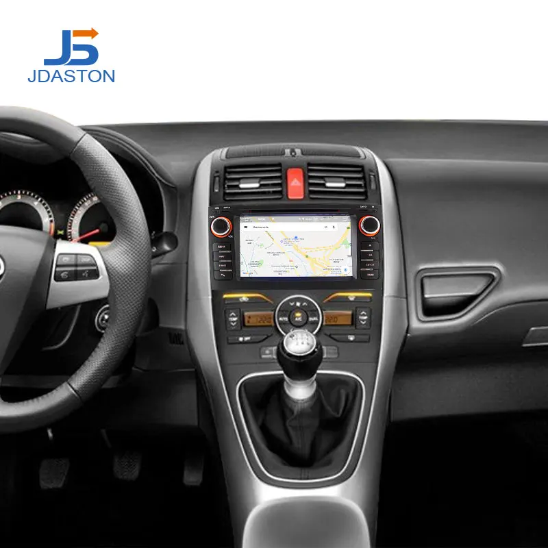 JDASTON Android 10 0 автомобильный DVD плеер для Toyota AURIS 2008 2012 мультимедийный GPS навигатор 2