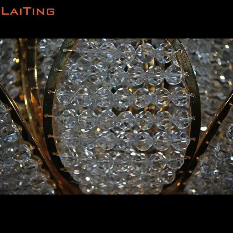 Осветительная люстра с листьями в американском стиле кантри K9 Lampadario Хрустальные