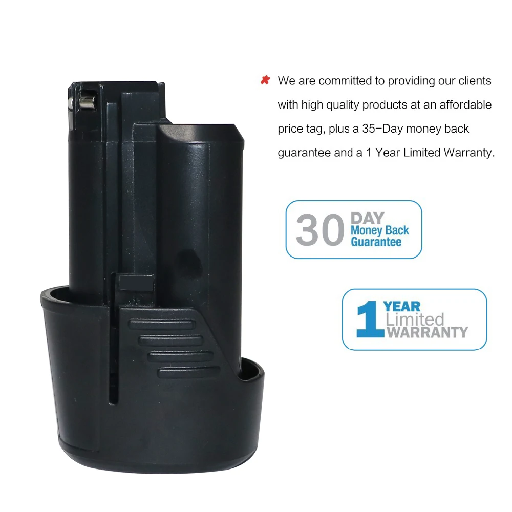 2 шт. Li-Ion 10,8 V 2.0Ah Батарея для Bosch BAT 411A «летучая мышь» 411 Аккумуляторная дрель BAT412A, BAT413A 2 607 336 013,2 607 336 014