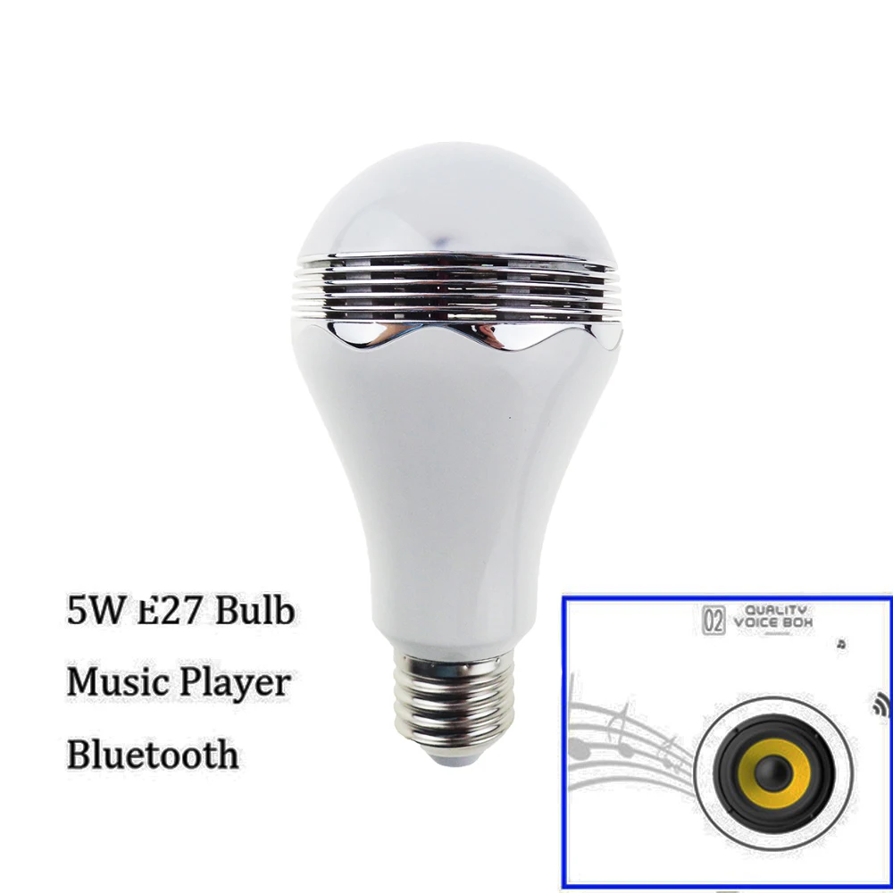 Светодиодная лампа музыкальные лампы bluetooth беспроводной динамик освещение для
