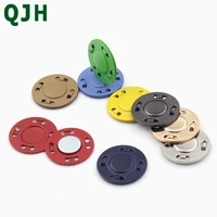 new 50pcslot magnetic buttons multicolor choice 20mm metal button powerful suction use for handbag bagwallet sewing accessorie